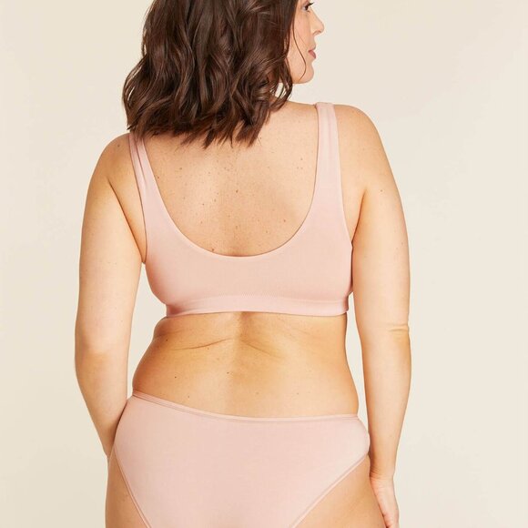 Andie The Tank Bralette - Rayon - Blush Size MBLUSH / M - Picture 2 of 3